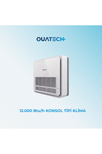 QUATECH 12.000 Btu/h A++ Enerji Sınıfı R32 Konsol Tipi Inverter Klima