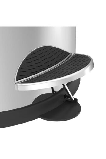GörSeç Stainless Trash Can 5 Liter Bathroom Toilet Balcony Kitchen Pedal 5 Liter Trash Can