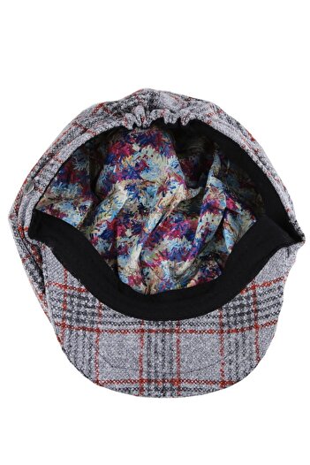 Kravatkolik Men's Gray Wool Cap Hat Kst44