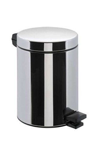 Bastonlu 3 lt Metal Colored Trash Can Inox