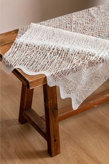 AleynaHome Ice Fractured Knitted Tulle Don't Want Iron New Generation Tulle Curtain