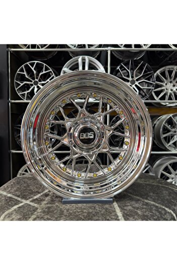 powcan 16" (inç) 4x100 BBS FM3 CİVİC DOĞAN ŞAHİN UYUMLU Krom Jant Modeli Honda Tofaş