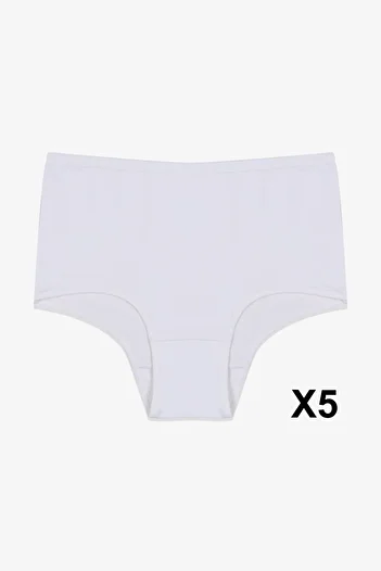 koza iç giyim Women's 5-Piece Lycra Extra High Waist Panties