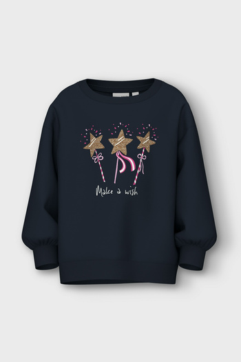 Name it NMFVALONA LS - Längster Boxy mikina Unisex