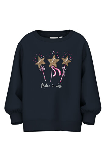 Name it NMFVALONA LS - Längster Boxy mikina Unisex