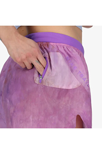 Nike Dri-FIT  Normal Belli 8 cm Slip Astarlı Cepli Kadın Koşu Şort DX1021-756