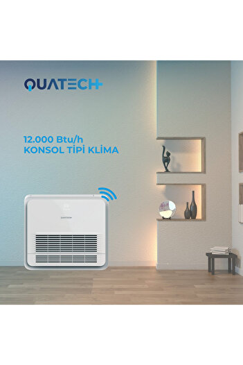 QUATECH 12.000 Btu/h A++ Enerji Sınıfı R32 Konsol Tipi Inverter Klima