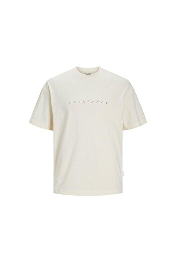 Jack & Jones 12251966   Joreaster Activity Tee Ss Crew Neck Cream