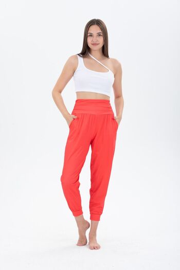 H&A İSTANBUL Women's Yoga Pants - Jogger Shalwar with Elastic Waist
