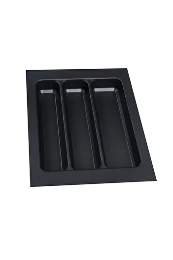 GörSeç 42X49 cm Organizer - Set of 2 Black Ladle and Spoon Holder (36X40 cm E Cuttable)