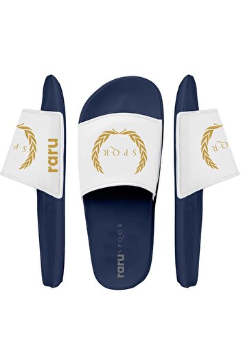 s.p.q.r Slippers Roman Navy Blue