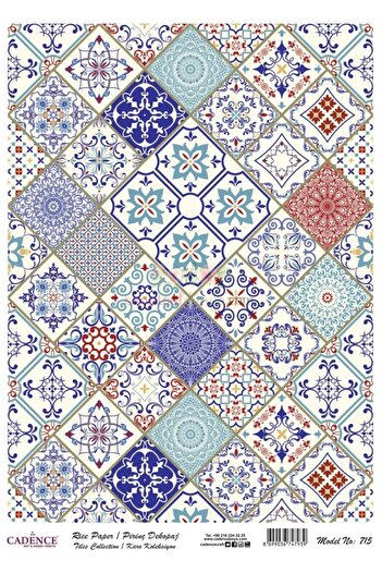 Cadence Rice Decoupage - Model 715
