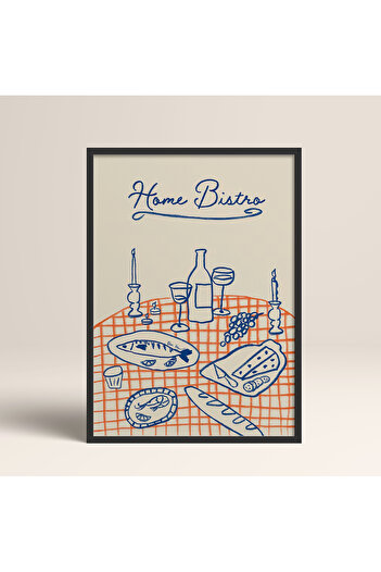 HOMEPACK Tekli Çerçeveli Tablo Poster Tablo TK/716