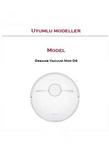 ibrush Dreame D9 5 τεμαχίων Μαύρο βασικό σετ - Πλαϊνή βούρτσα, συμβατό με το D9 Max