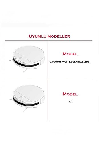 ibrush Mi Robot Vacuum Mop 2in1 Essentials Συμβατό με 2 φίλτρα Hepa και 2 πλαϊνές βούρτσες
