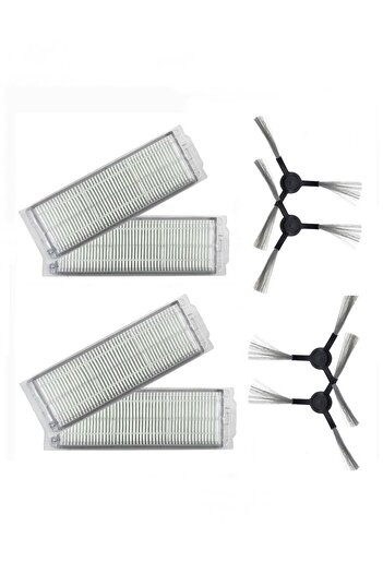 ibrush Mi Robot Viomi V3 Συμβατό με 4 φίλτρα Hepa και 4 πλαϊνές βούρτσες