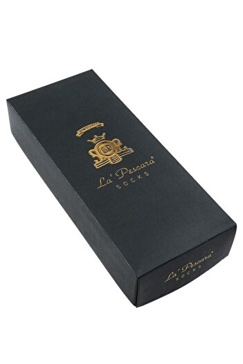 La Pescara La'pescara Ultra Luxury 6-Piece Red Mercerized Men's Classic Socks Set Cr