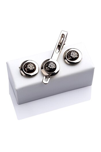 La Pescara Cufflinks and Tie Clips Set KD322