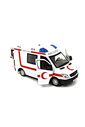 VARDEM OYUNCAK Çek Bırak Işıklı Sesli Ambulans