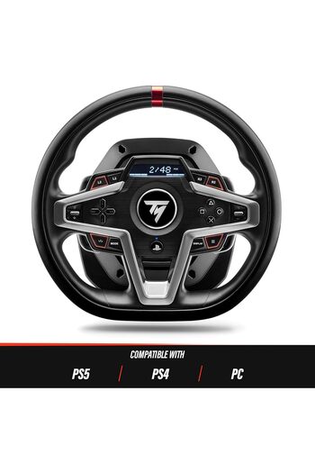 Thrustmaster T248 Racing Wheel, Magnetic Pedals, Hybrid Drive, Paddle Shifters, Dynamic Feedback (PS5, PS4, PC)