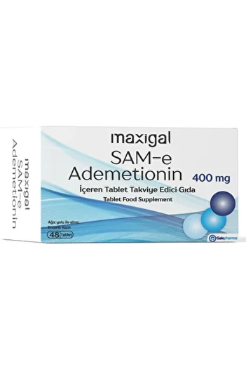 Maxigal Ademetionin Sam-e 400 Mg - 48 Tablets