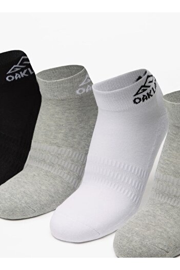 Oaklan by Shoexpress Logo Print Ankle Length Sports Socks - Set of 5