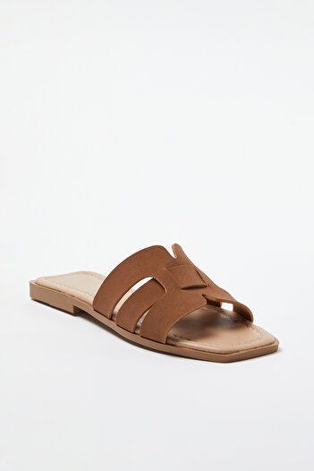 TRENDYOL SHOES Papuci de zi cu o singură bandă pentru femei TAKSS24TE00010