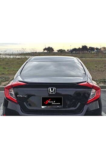 NamTuning Honda Civic FC5 Anatomik Spoyler Bagaj Üstü Spoiler Plastik Boyasız 2016-2021