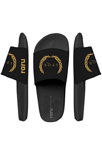 s.p.q.r Slippers Roman Black