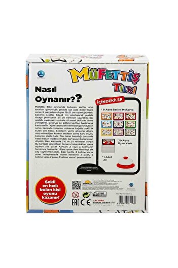 Smile Games Müfettiş Tilki Kutu Oyunu