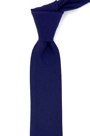 Kravatkolik Parliament - Plum Wool Slim Tie SK7795