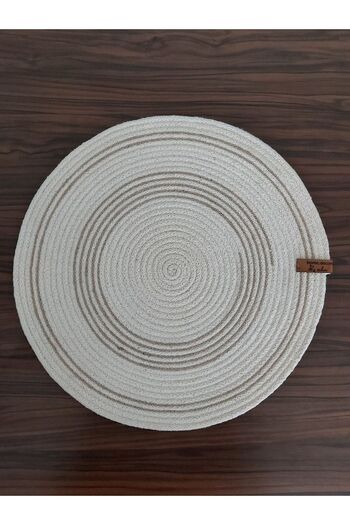 home decors by özlem 2 Person 2 Piece American Service Charger Set Plate Mat Kitchen Wicker Basket Presentation Gift 33x33cm