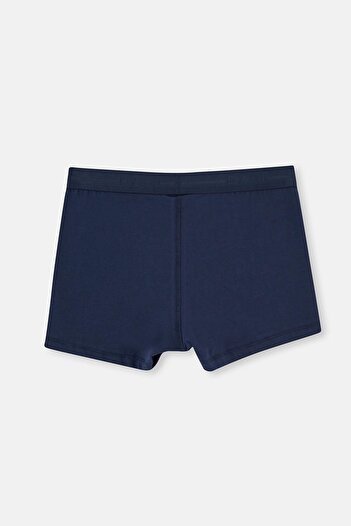 Dagi Navy Blue Compact Combed Cotton Boxer