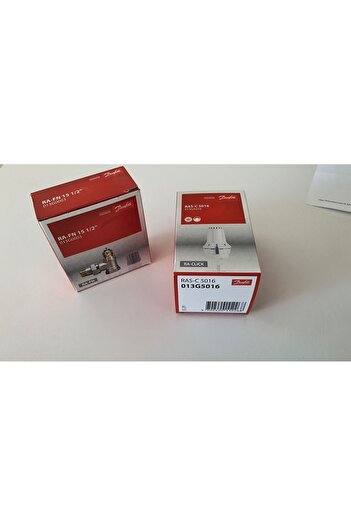 DANFOSS 1/2" Köşe Tip Termostatik Radyatör Vana Takımı