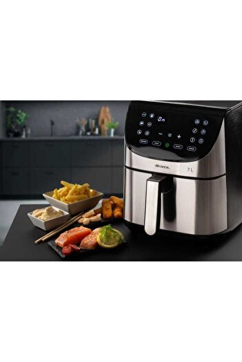ARIETE Buz Çözme Kurutma Fonksiyonlu Airfryer 7l - Inox