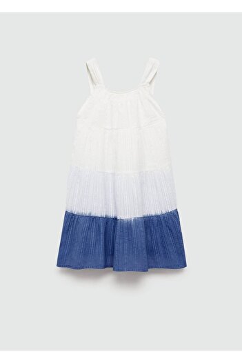 MANGO Kids φόρεμα με γραβάτα