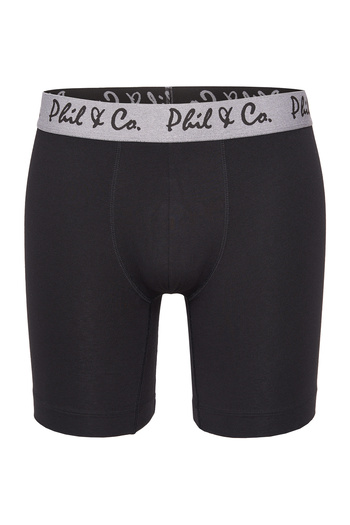 Phil & Co. Berlin Lange Boxershorts aus Jersey im Retro-Stil
