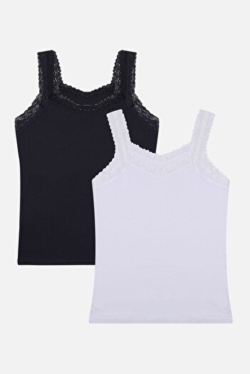koza iç giyim Women's 2-Piece Lace Strap Athlete