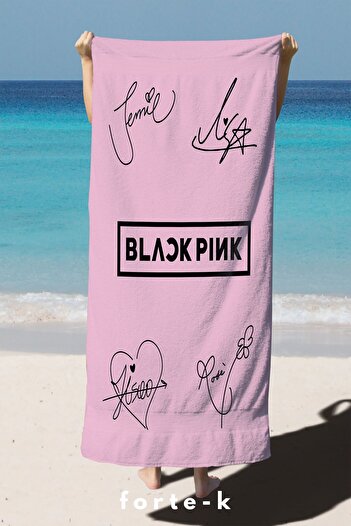 Fortek Home Πετσέτα θαλάσσης 75*150 εκατοστών - (SUMMER-CHILDREN) Blackpink