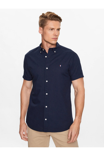 Jack & Jones Чоловіча сорочка JPRBLUSUMMER SHIELD SHIRT S/S LN - Синя