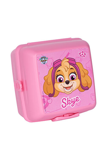 WİGGLE Wiggle Paw Patrol 4 Compartment Children's Lunch Box - Food Storage Container with Spoon and Fork