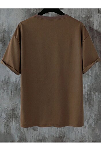QUEENSTOWN Ανδρικό μπλουζάκι με στάμπα Brooklyn Oversize