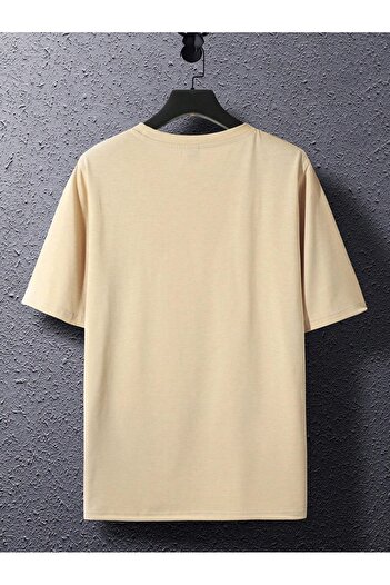 QUEENSTOWN Μπλουζάκι Unisex Oversize με μίνιμαλ στάμπα στο στήθος