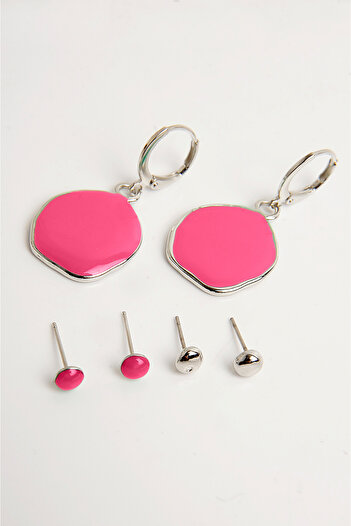 EUROMODA Specially Designed Enameled Ball Earrings Rengarek Dangle Earrings