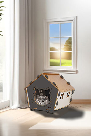Patihomes Cat House - Cat Cottage - With Cushions