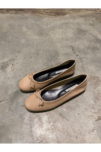 LA PASSION GENUINE LEATHER ALL HANDMADE FLOTER NUDE SHOES