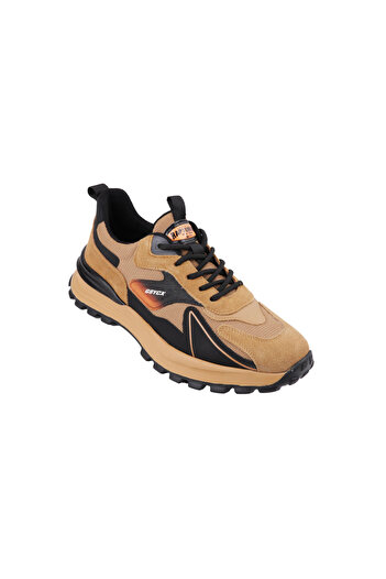 MARCOMEN 19084 TABA-SIYAH SNEAKER DERİ AYAKKABI