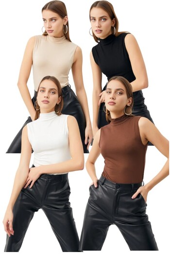 Housess 4-Piece Women's Sleeveless Body Set
