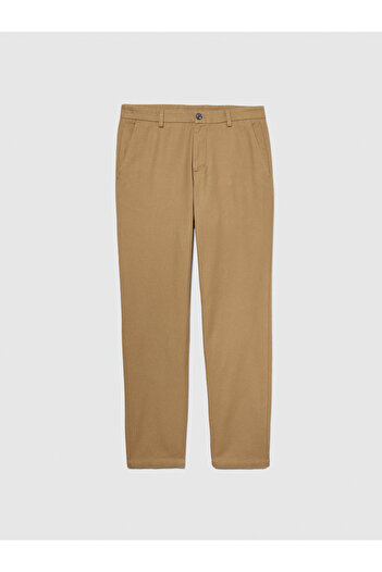 Sisley Ανδρικό παντελόνι Comfort σε καφέ χρώμα, 100% βαμβάκι