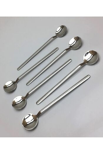 Pinkev 6 Pieces of Stainless Steel - Non-Tarnish Teaspoon